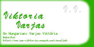 viktoria varjas business card